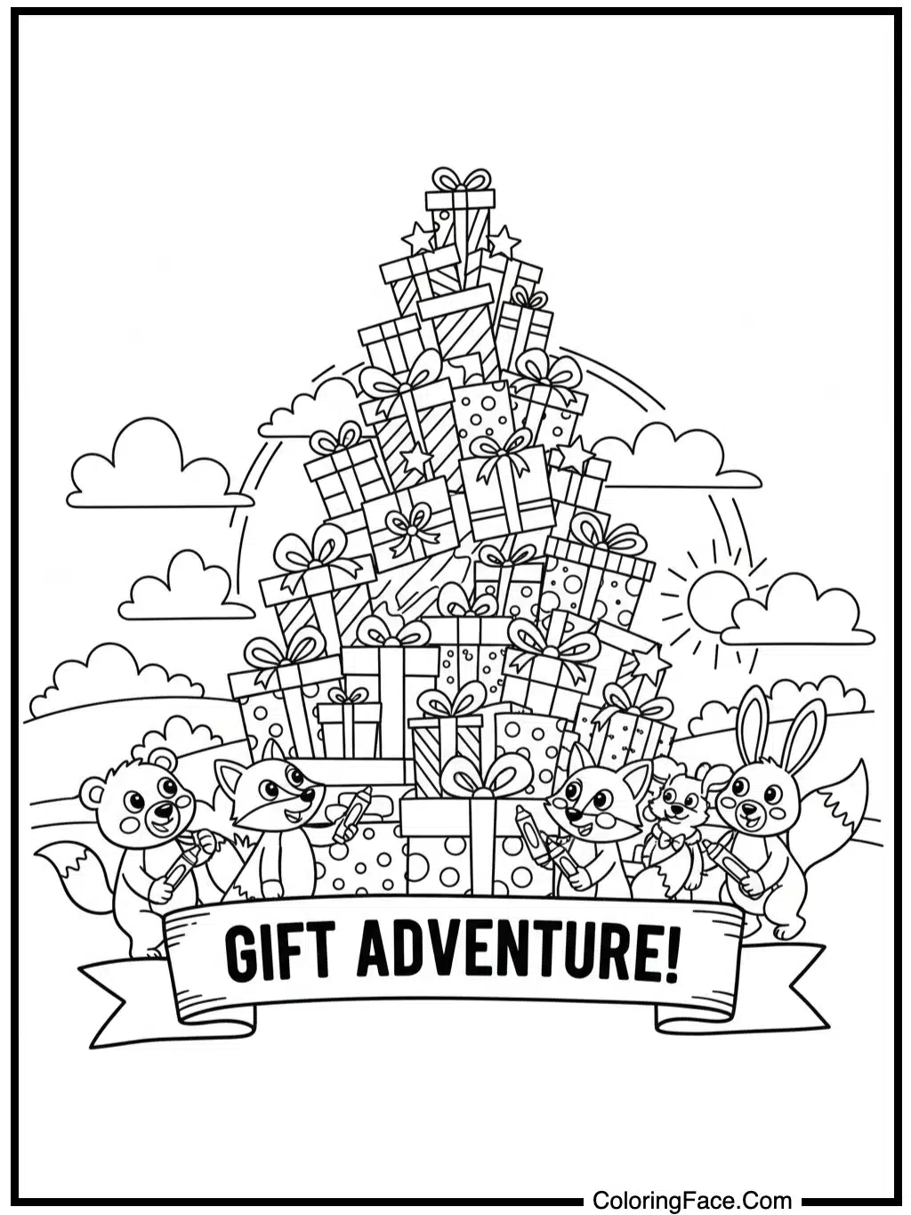 Gigantic Gift Tower