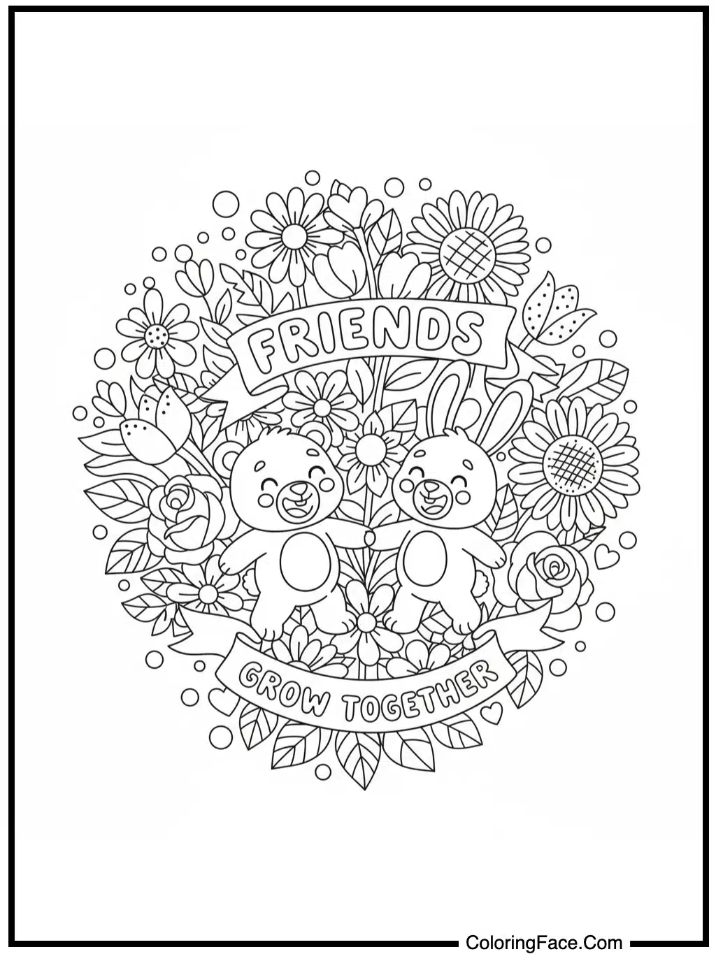 Friendship Flower Bloom