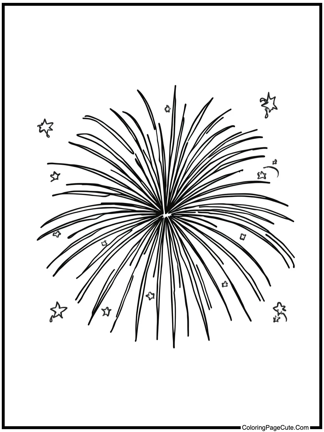 of fireworks display