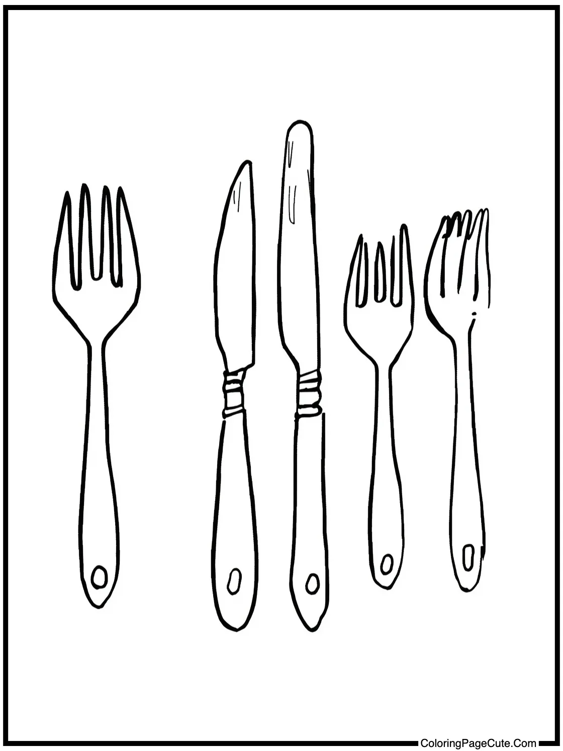 of utensils