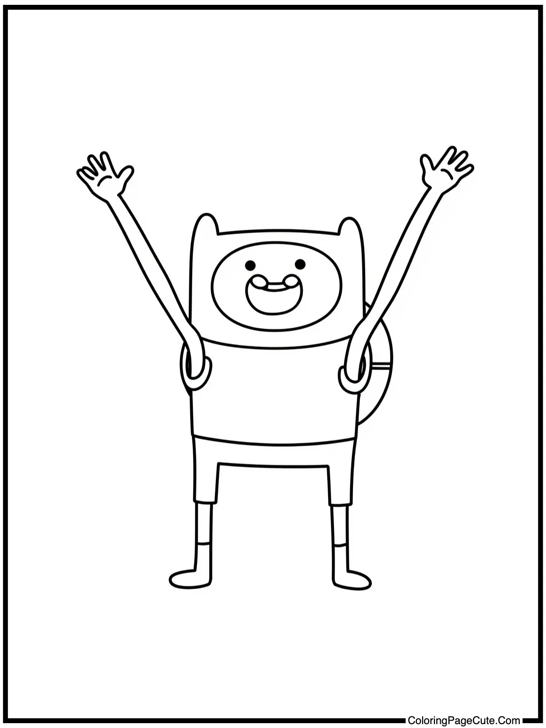 Jake stretching happily