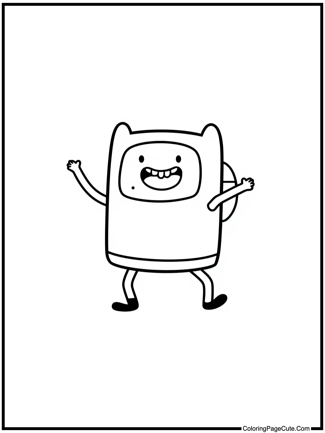 BMO dancing joyfully
