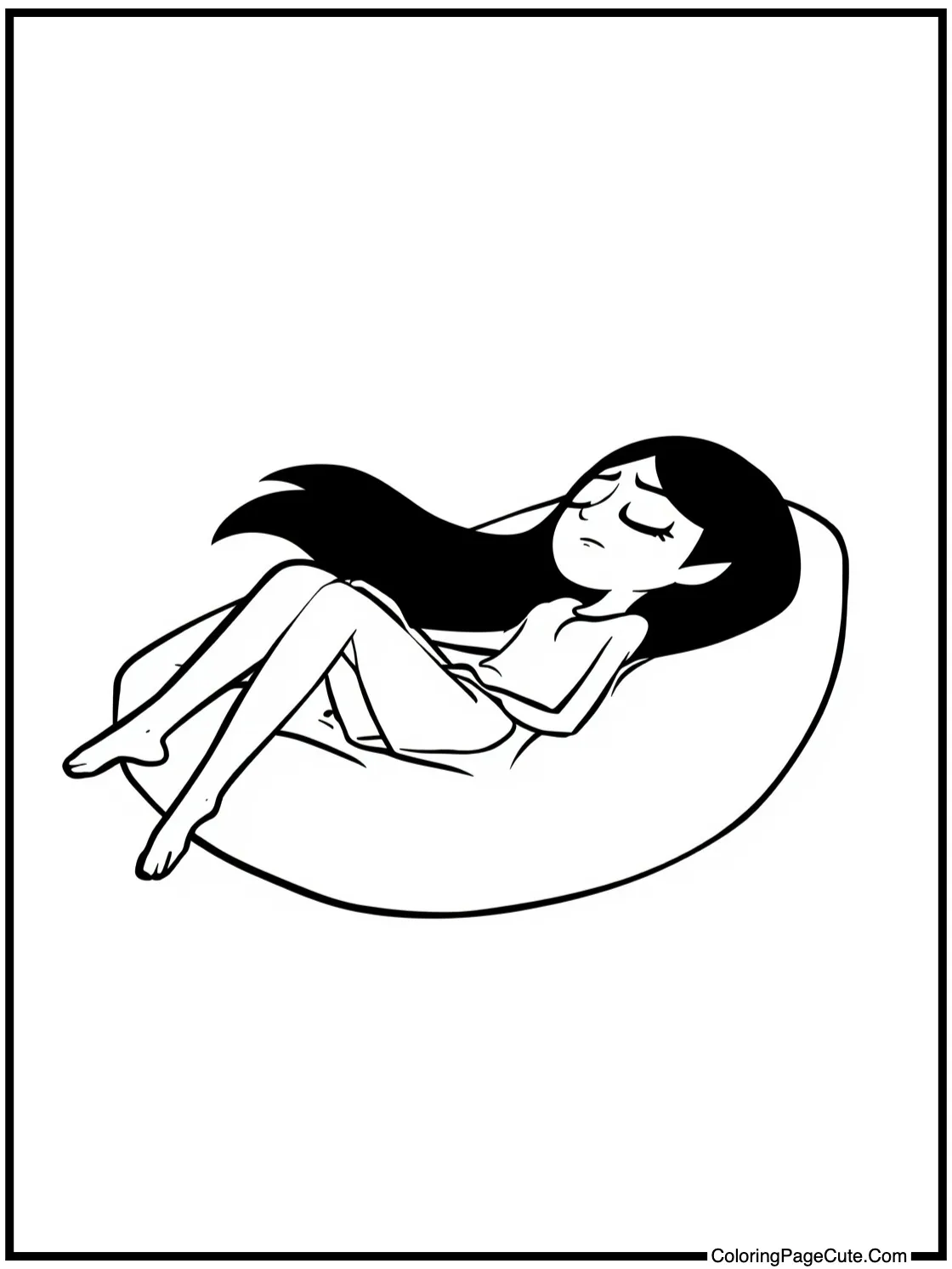 Marceline floating serenely