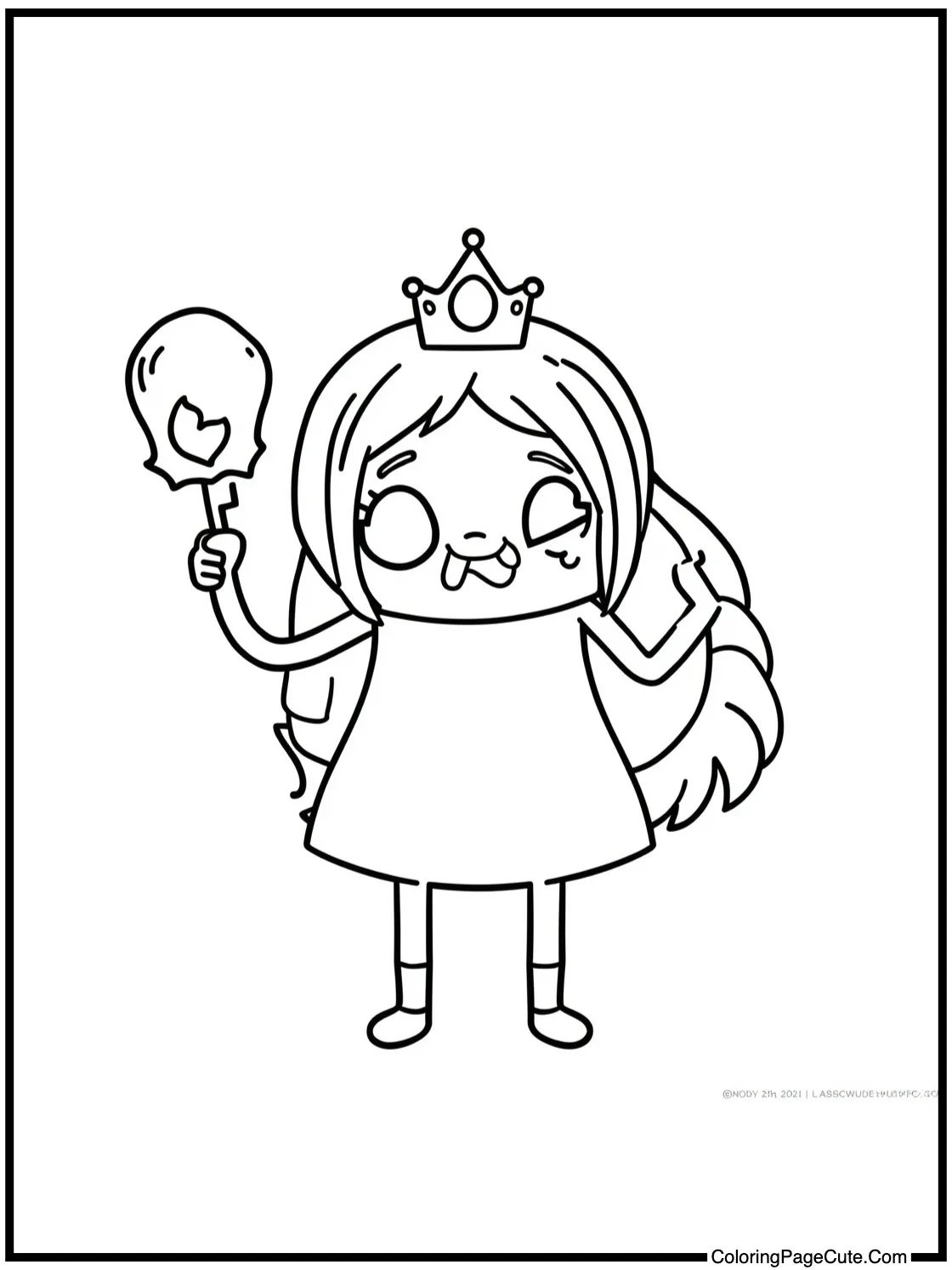 Princess Bubblegum writing