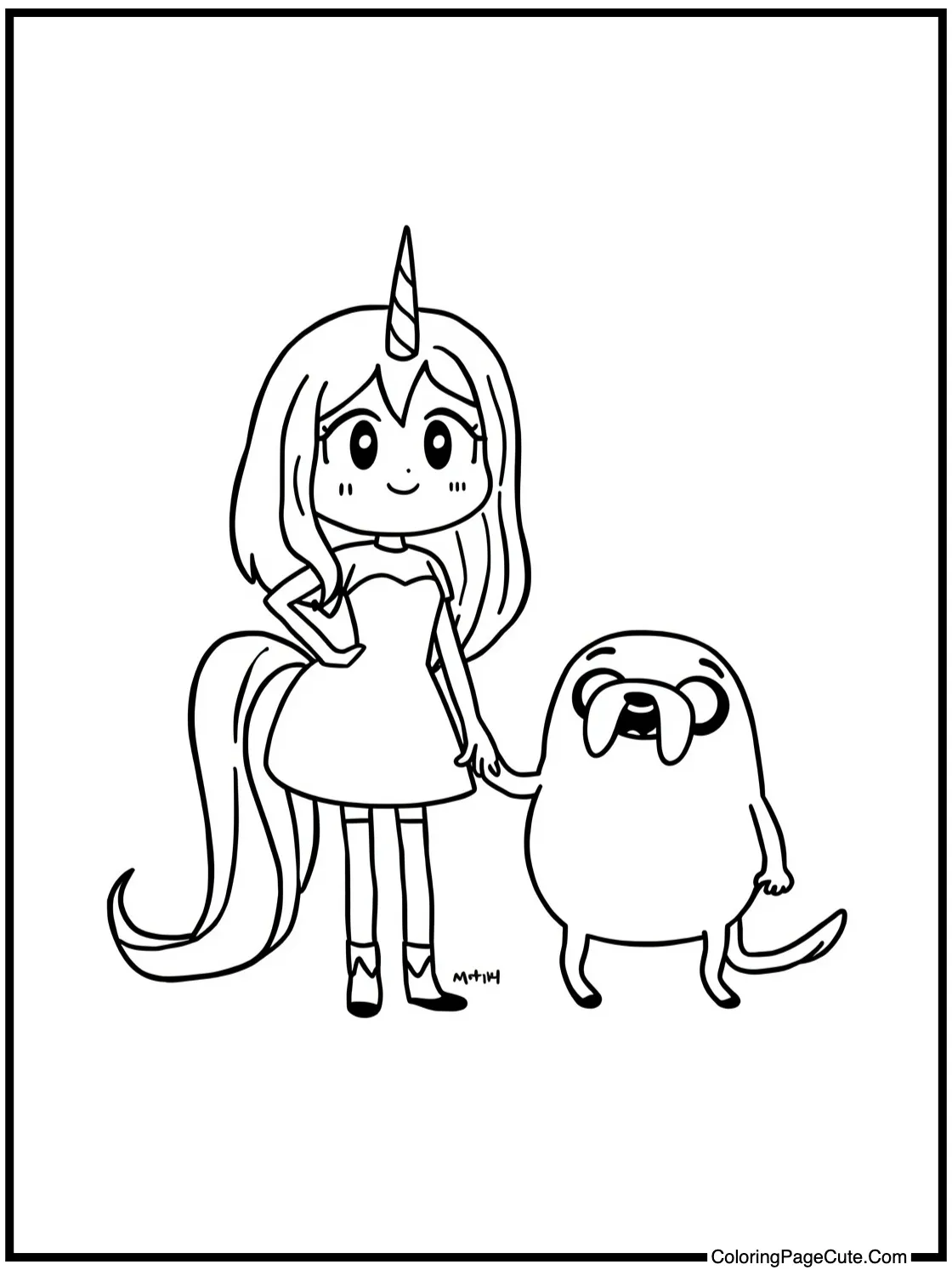 Lady Rainicorn with Jake