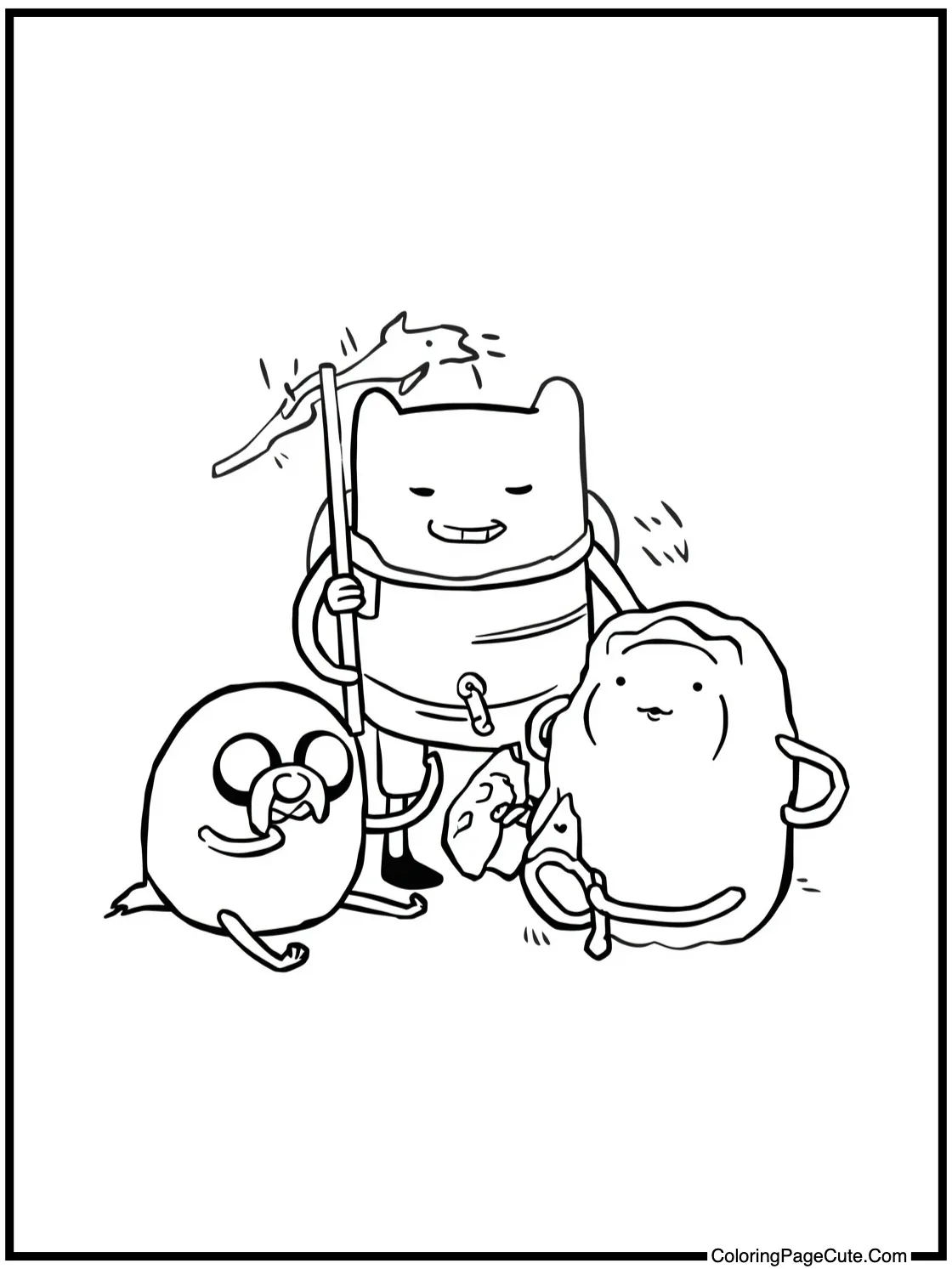 Finn helping friends