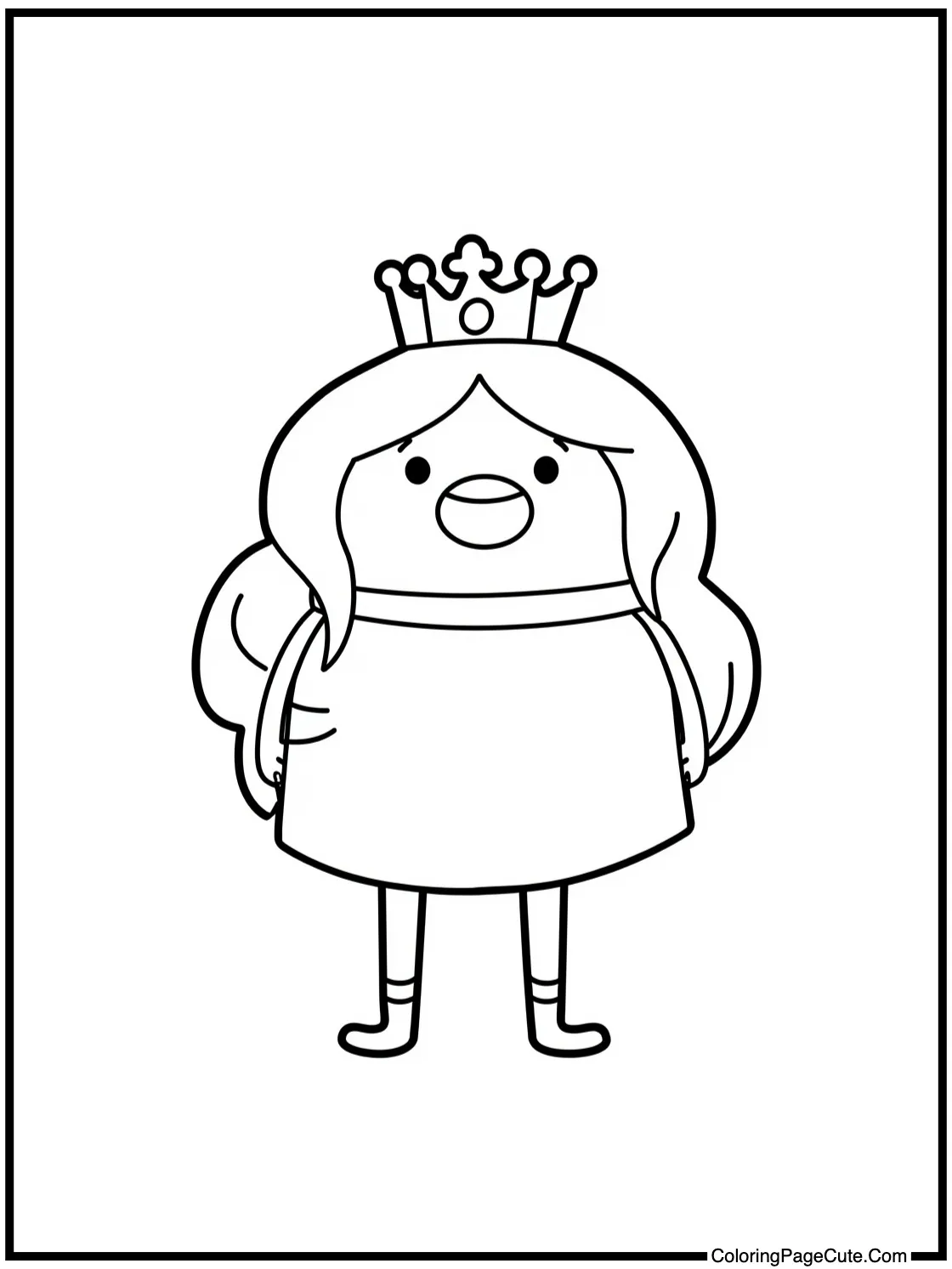 Princess Bubblegum creating art