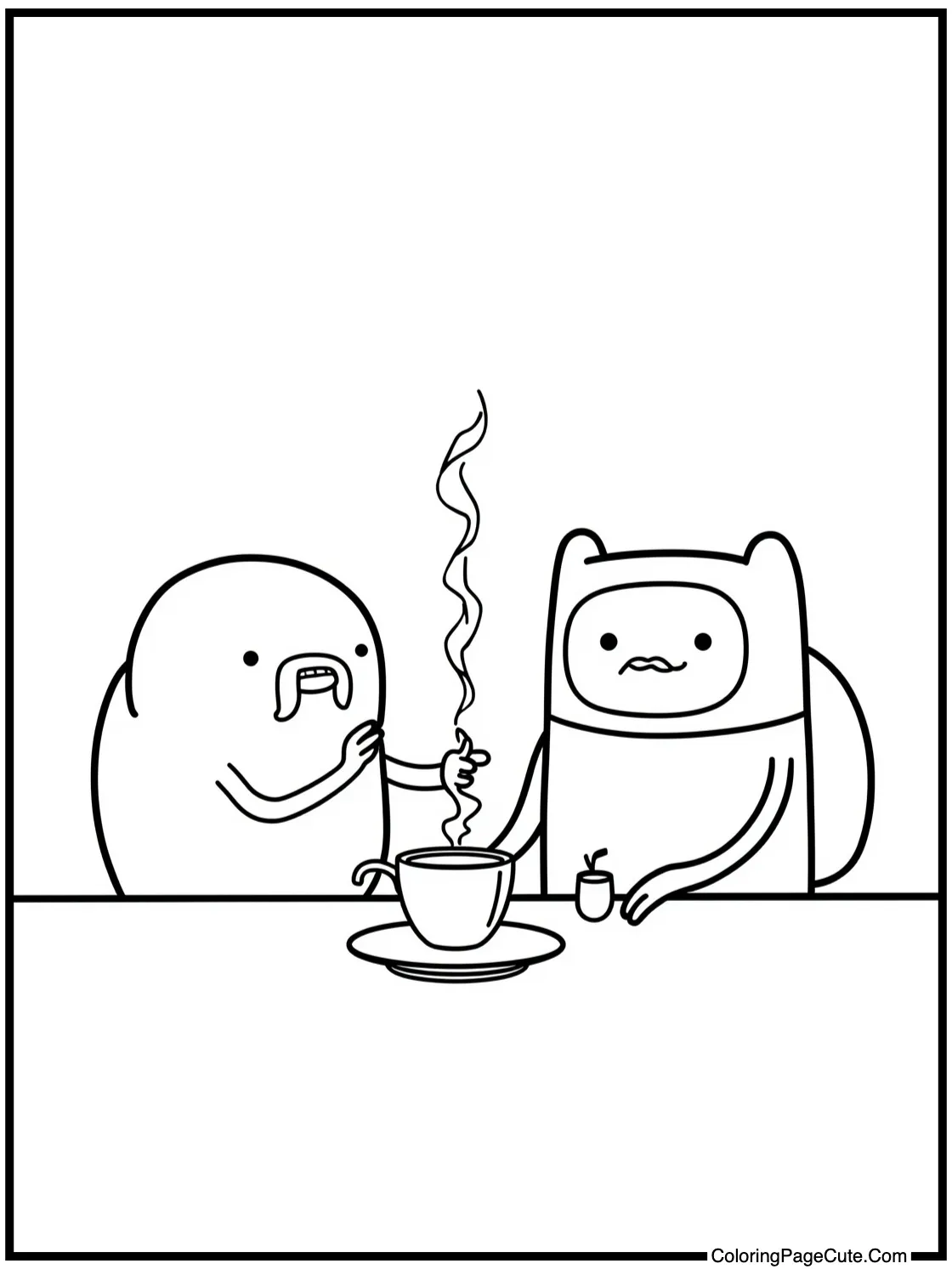 BMO having tea