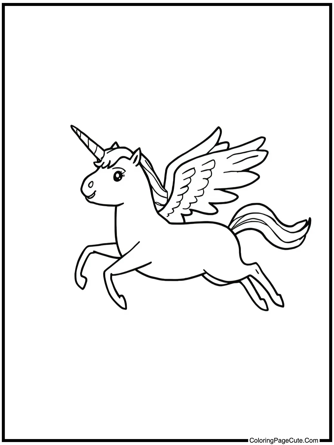Lady Rainicorn flying