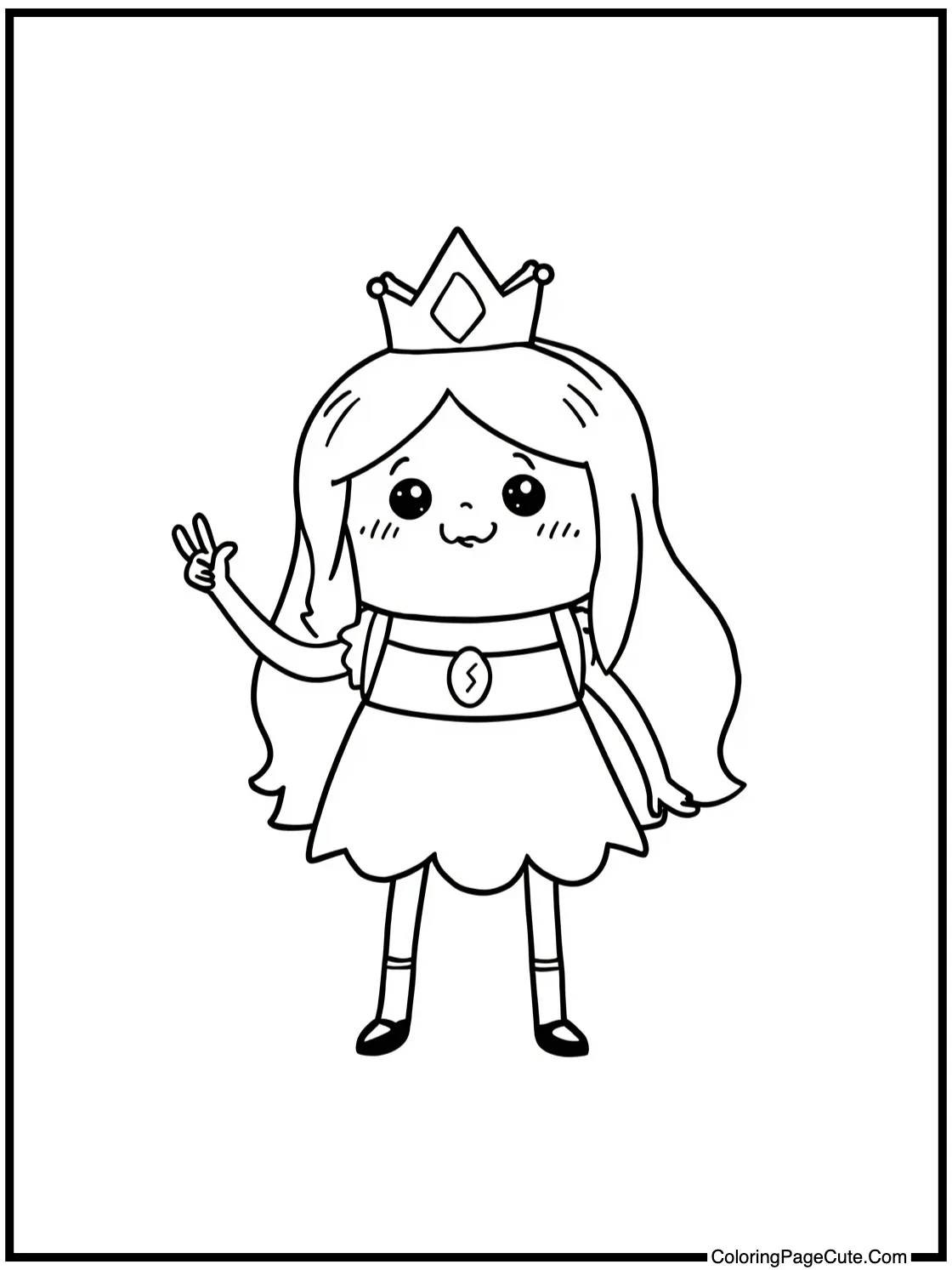 Princess Bubblegum observing