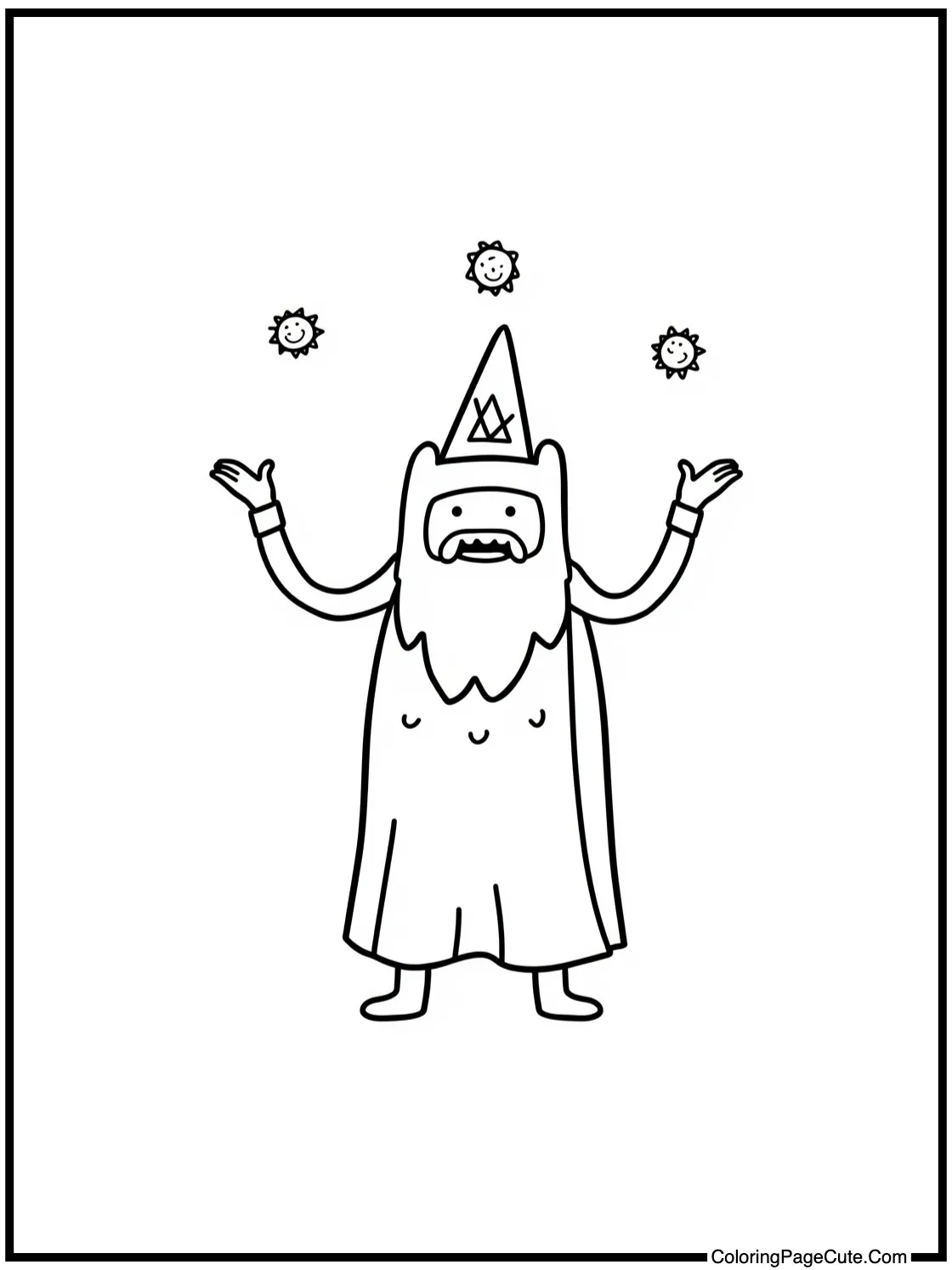 Ice King juggling