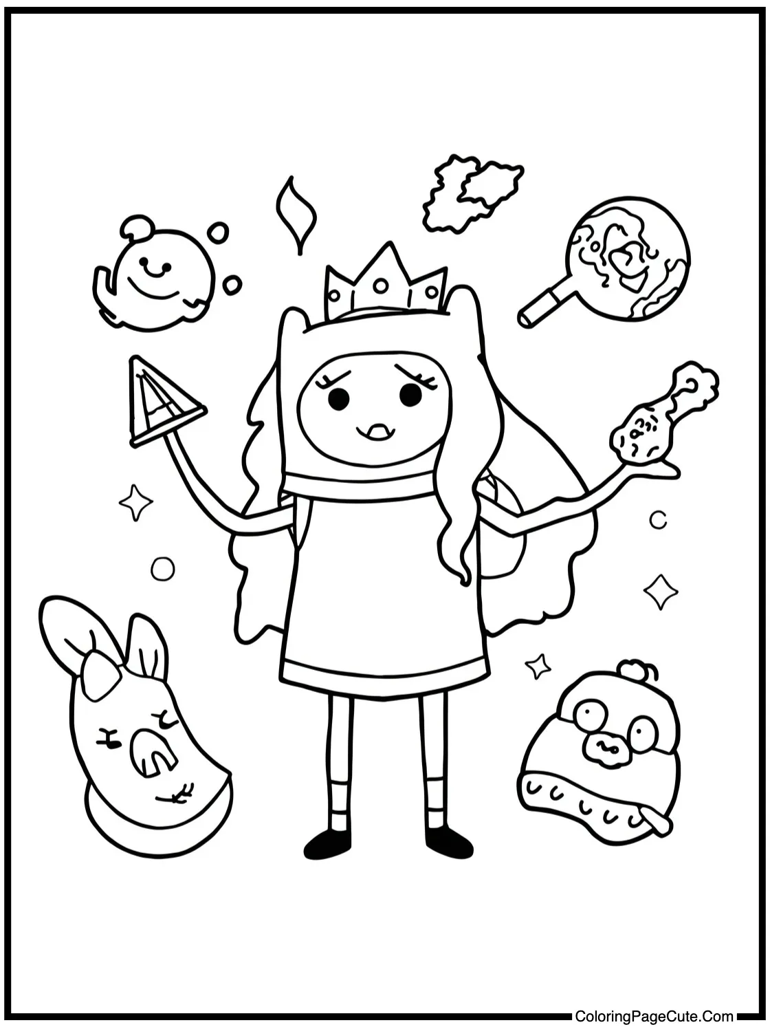 Princess Bubblegum with science