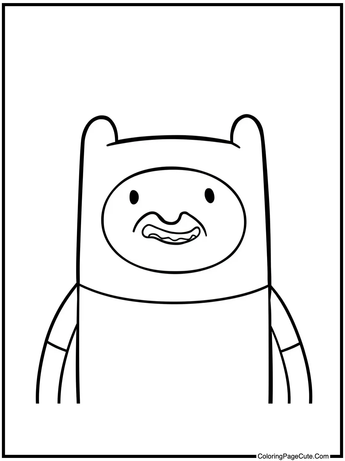 Finn looking curious