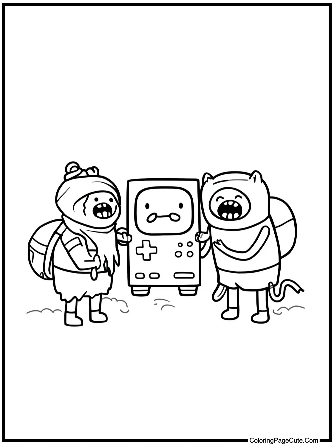 BMO making friends