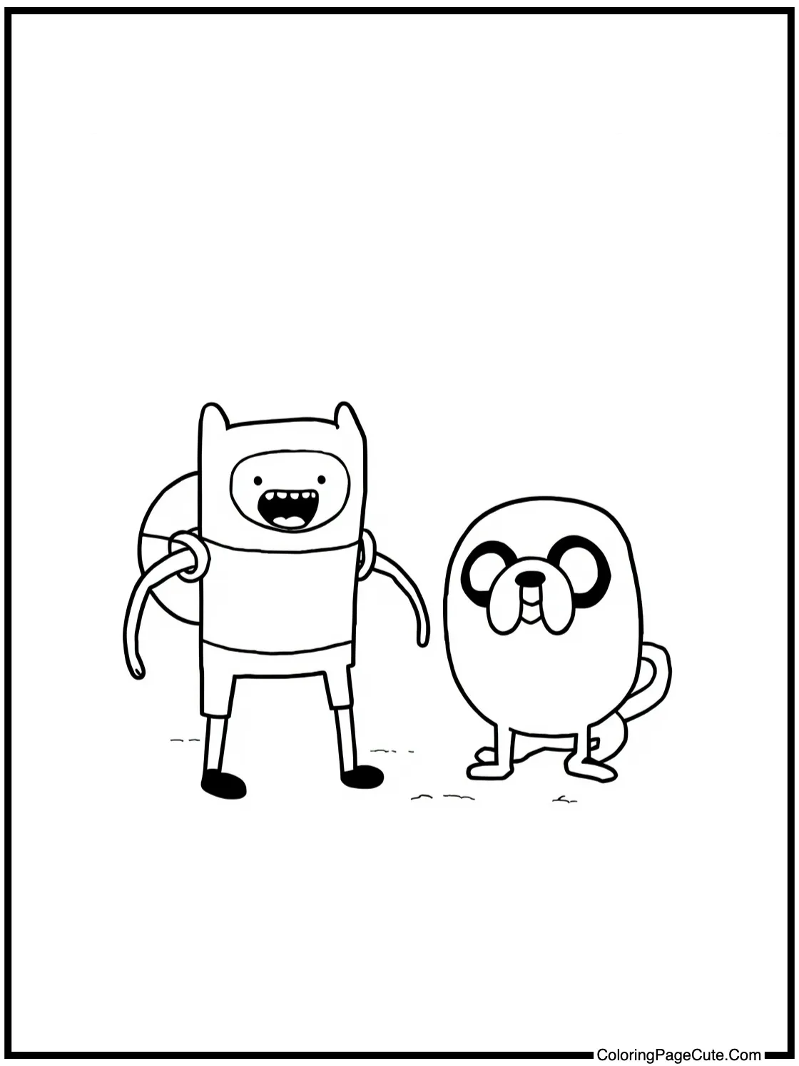 Finn and Jake adventuring