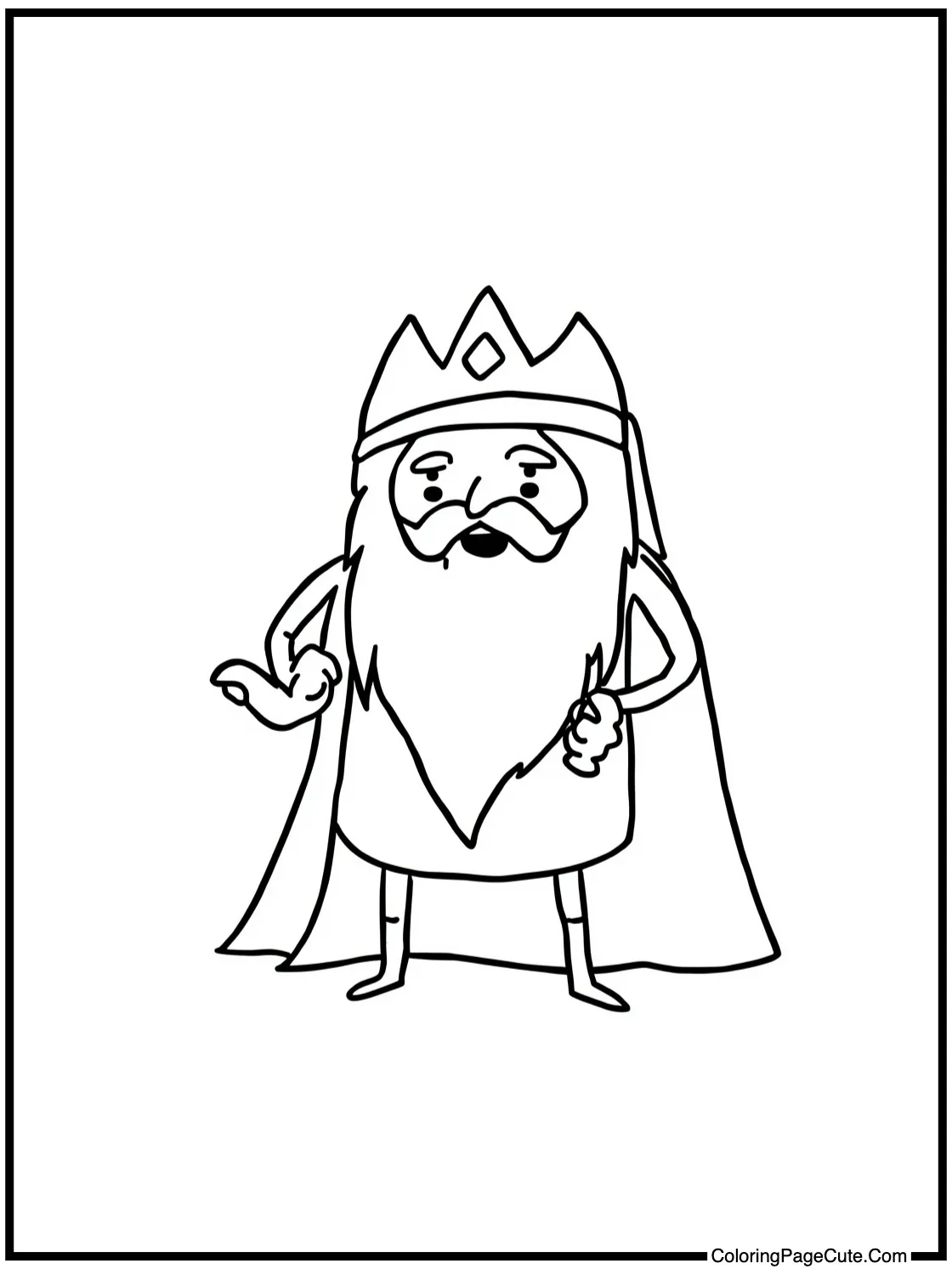Ice King having fun