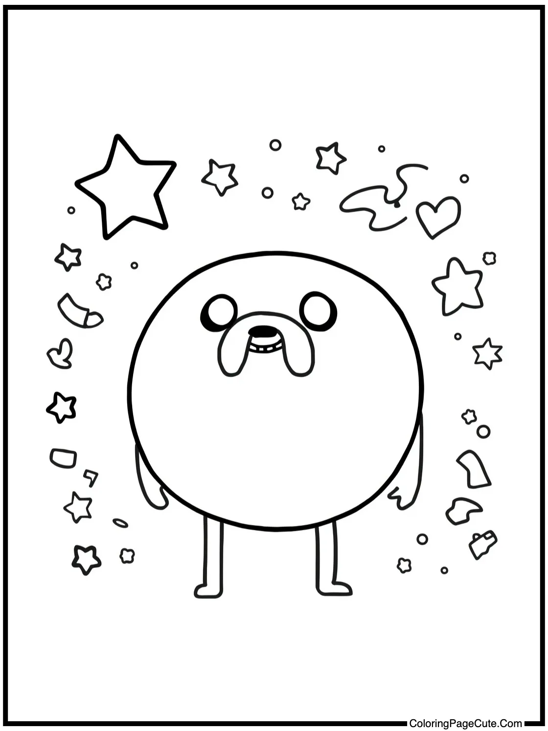 Lumpy Space with stars