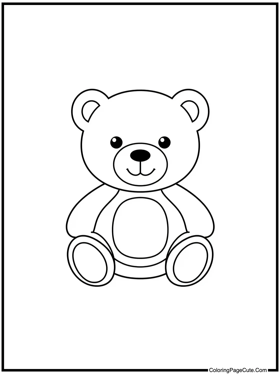 Letter T with Teddy Bear