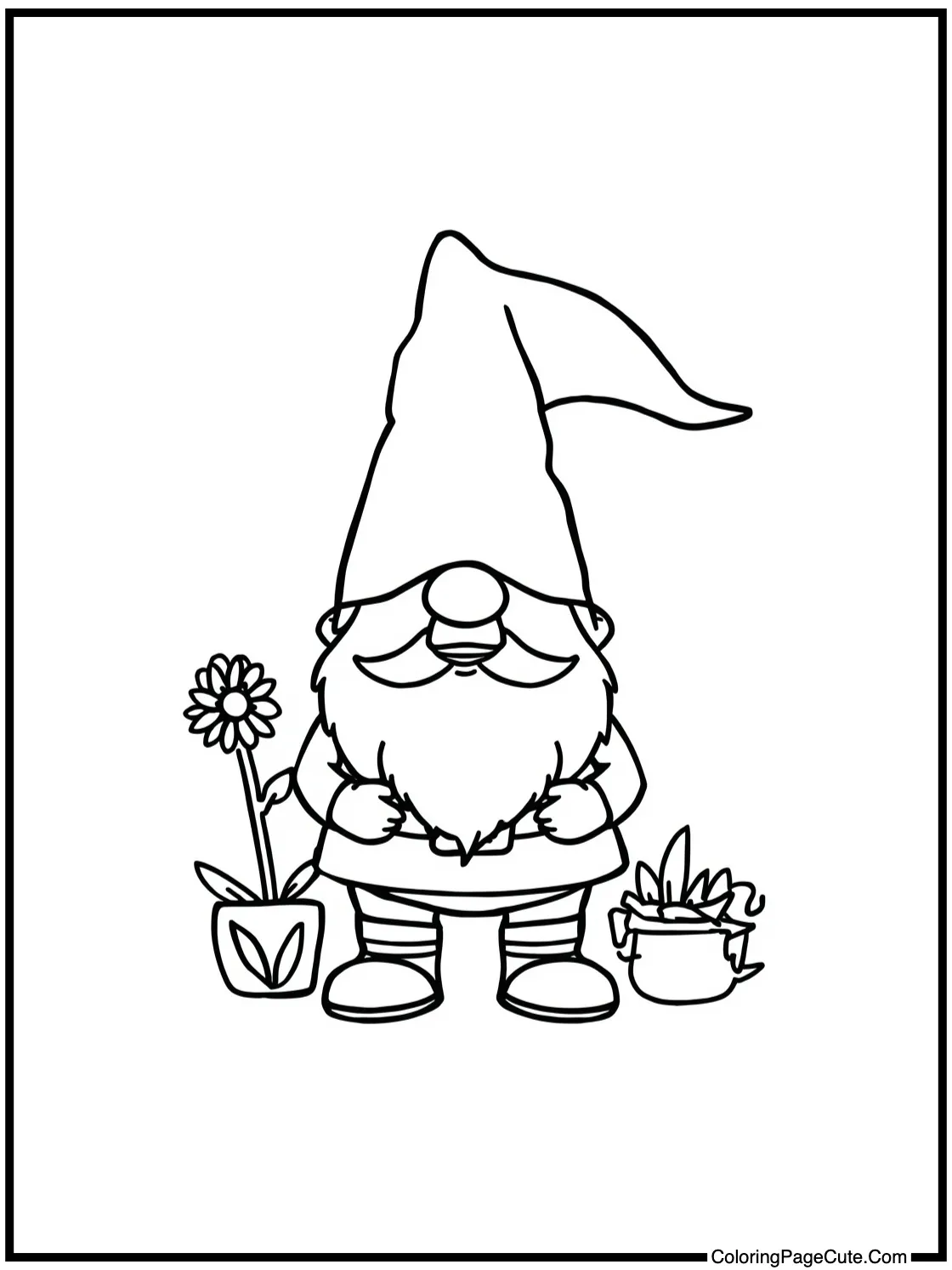 Letter G with Garden Gnome