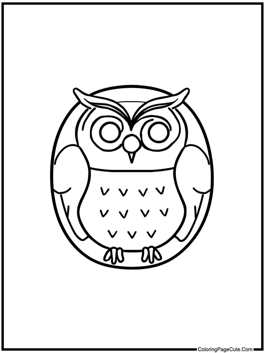 Letter O with Wise Owls
