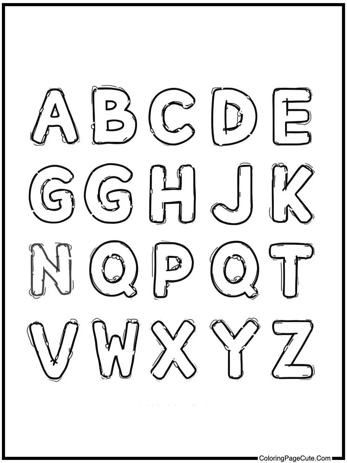 Wooden Alphabet Blocks