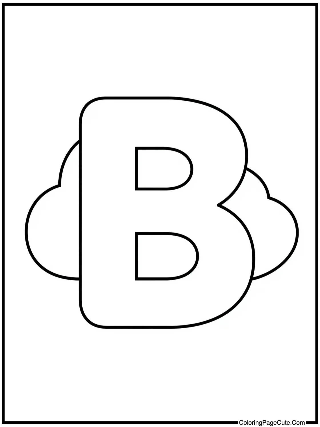 Letters made of Clouds