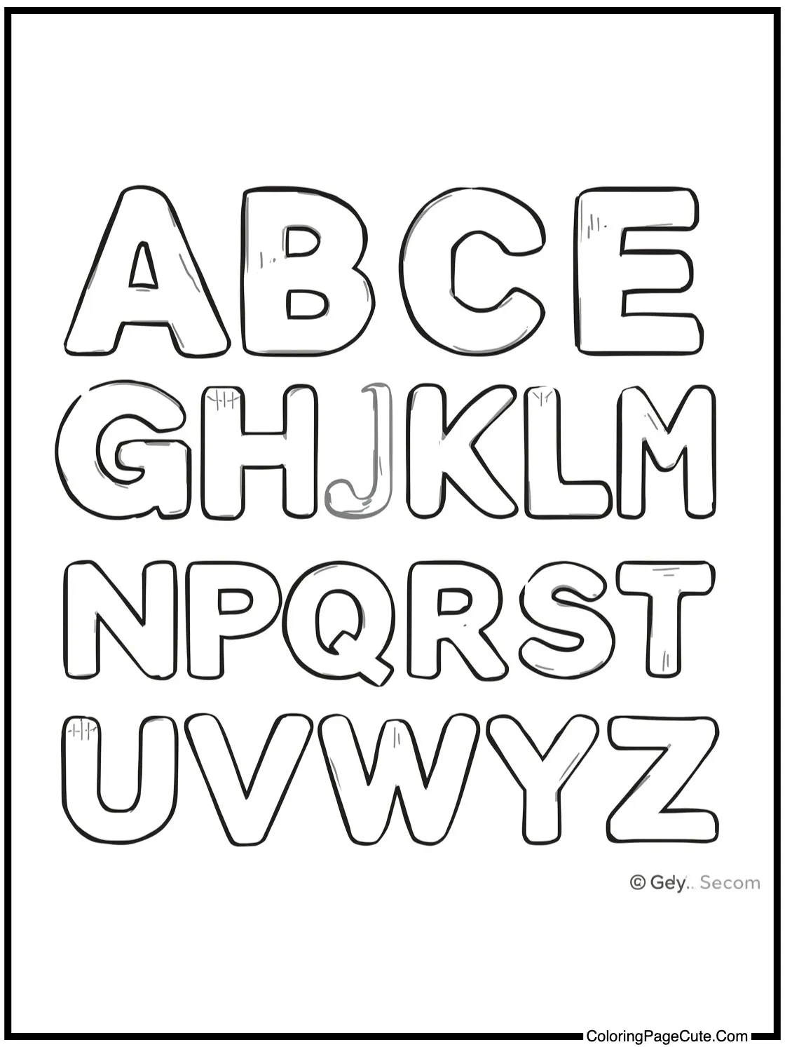 Letters made of Wood