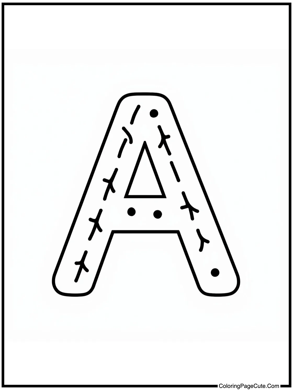 Find the Letter A (Hidden Picture)