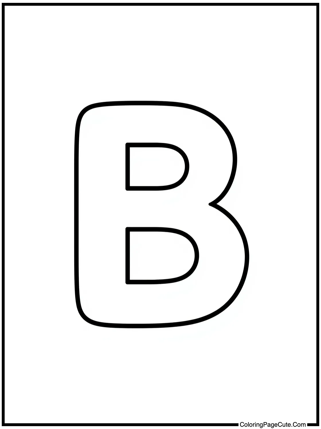 Letter B (Balloon Font)