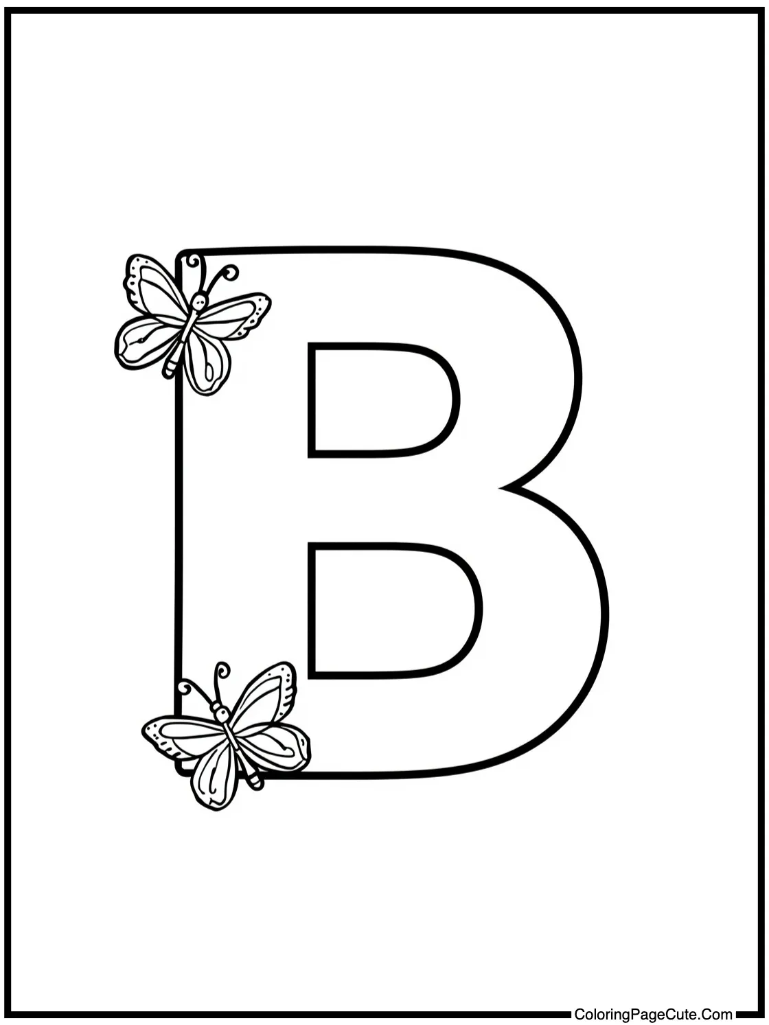 Letter A with Apple Tree