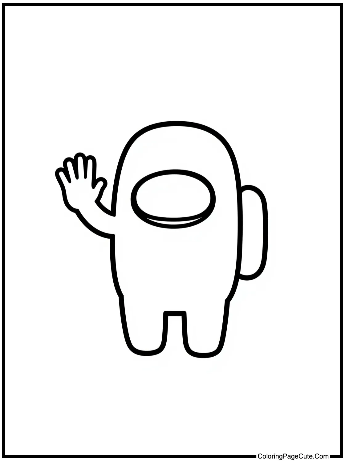 waving a friendly hello