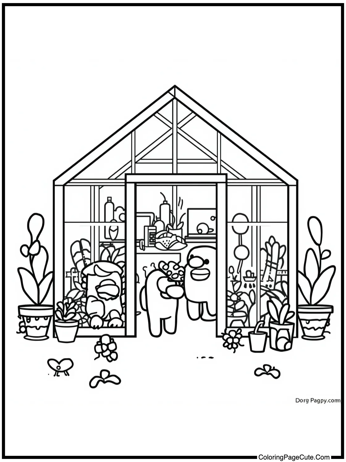 in the greenhouse