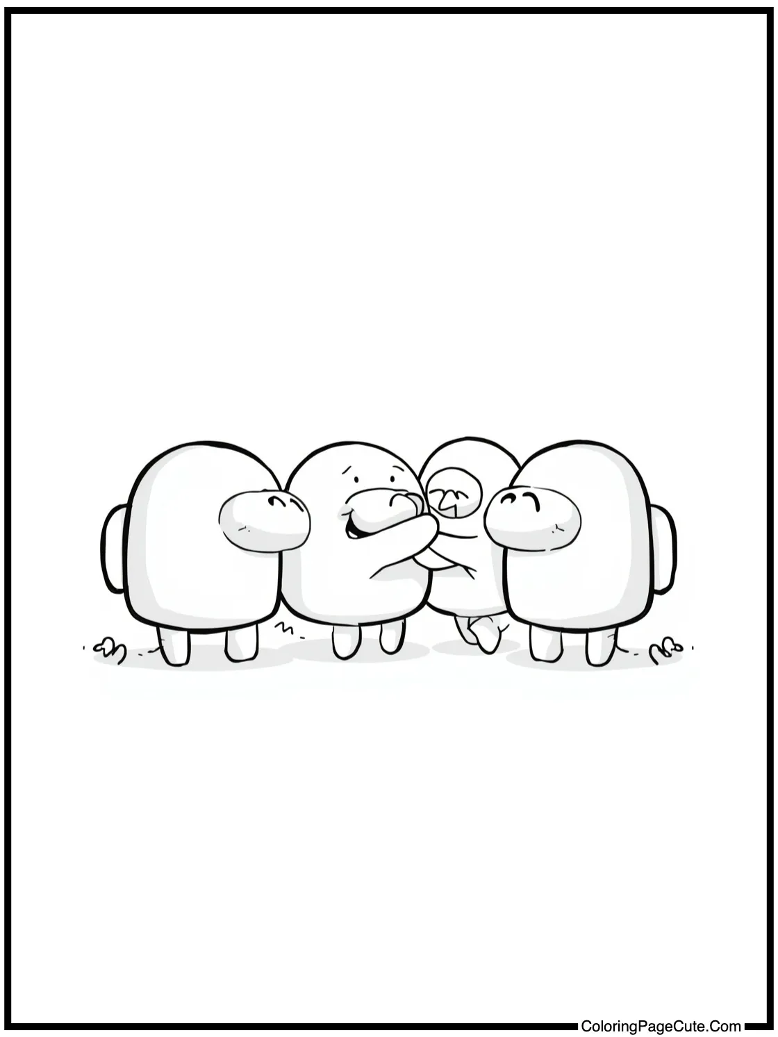 having a friendly race