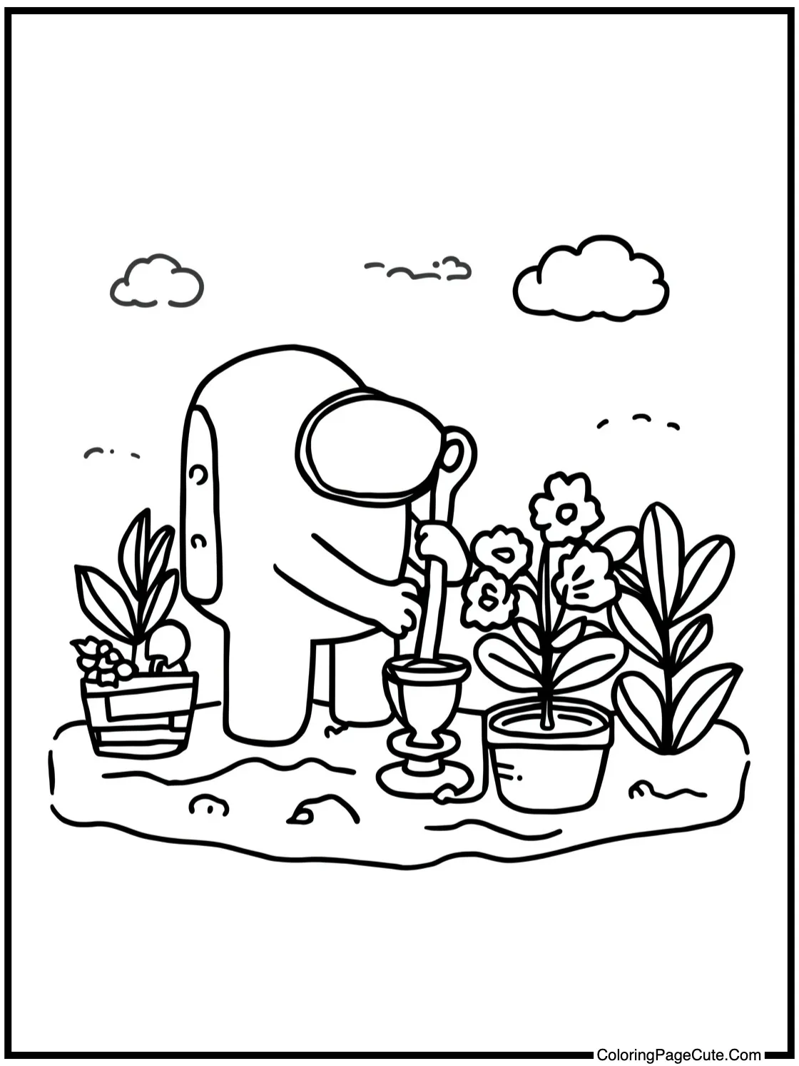 planting a garden