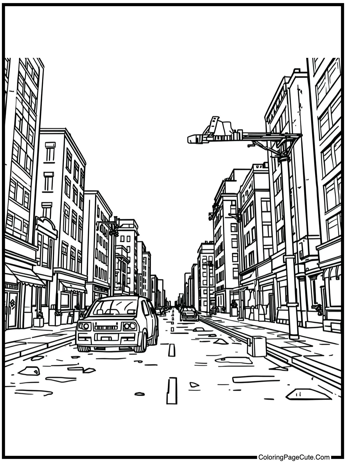 in a Post-Apocalyptic City