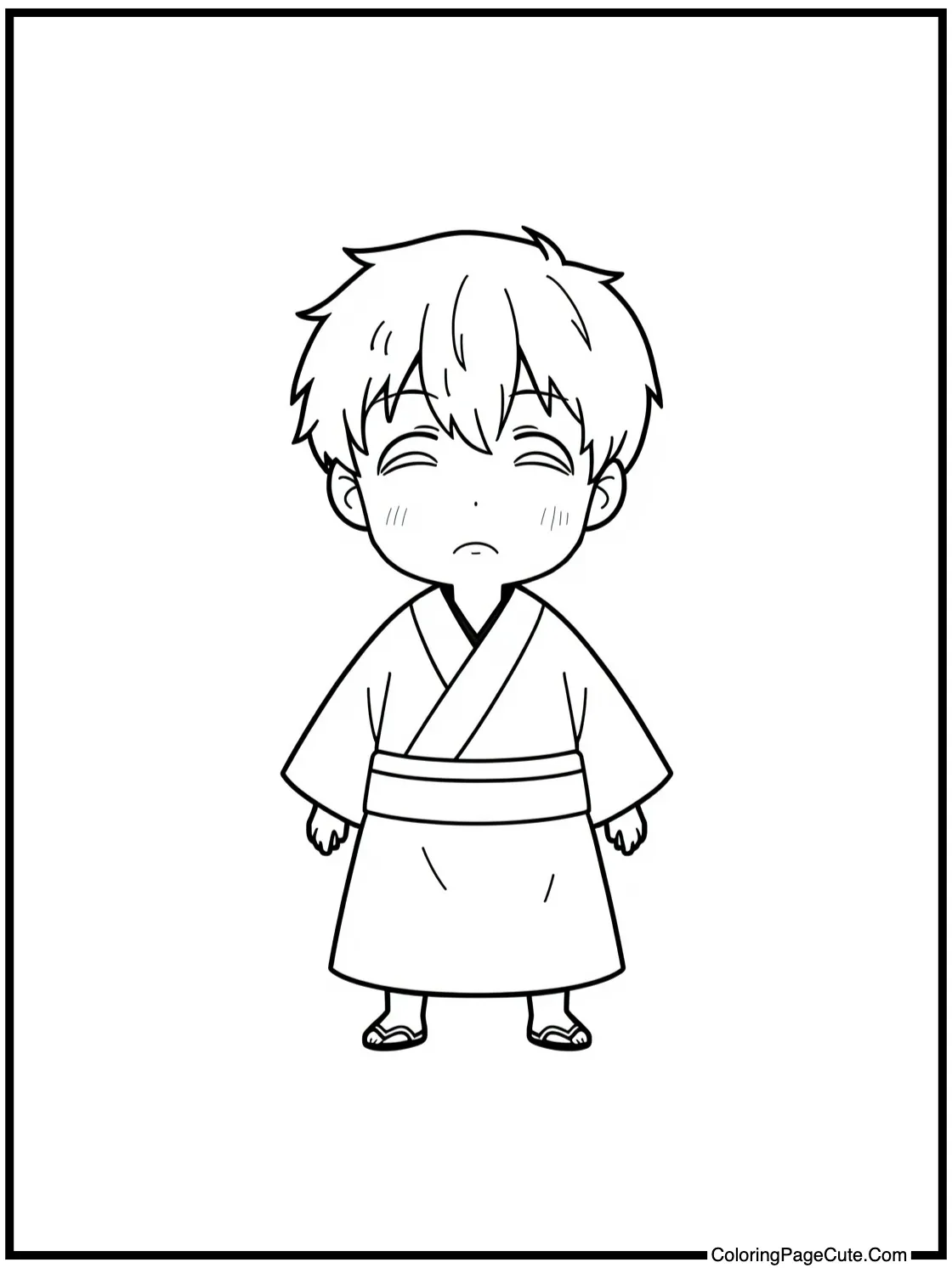 of a Boy in a Hakama