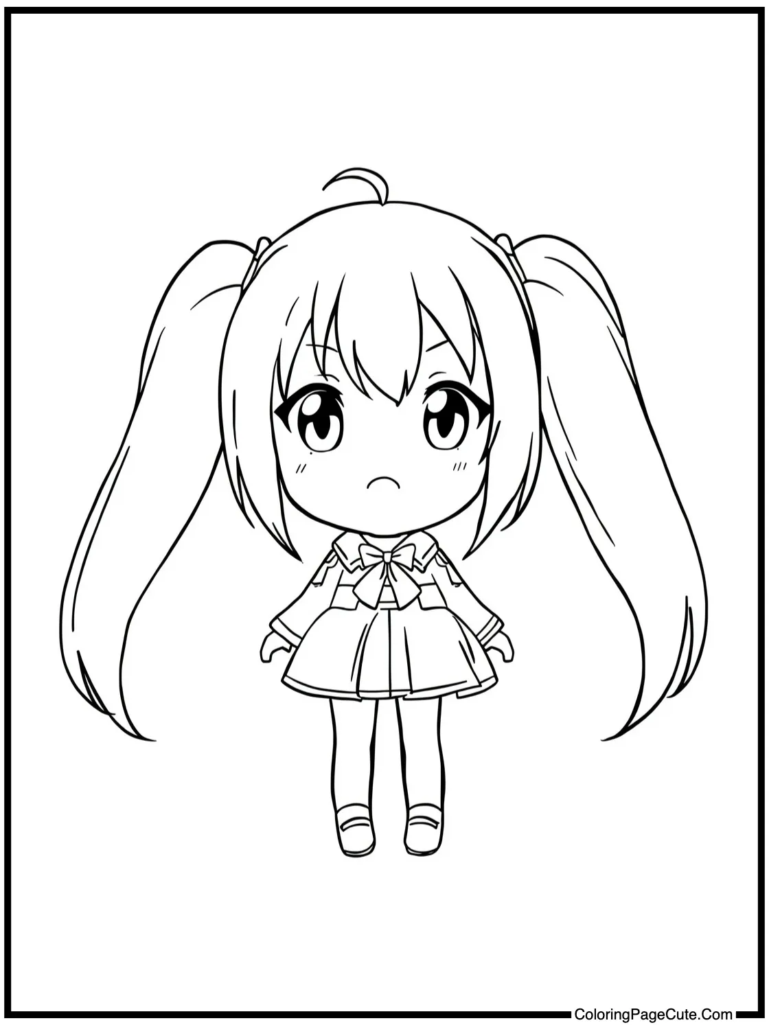 of a Girl with Twin Tails