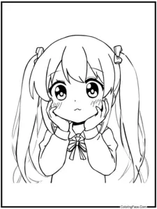 Anime Coloring Pages