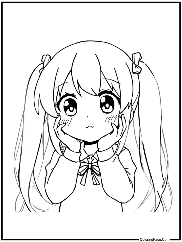 Anime Coloring Pages