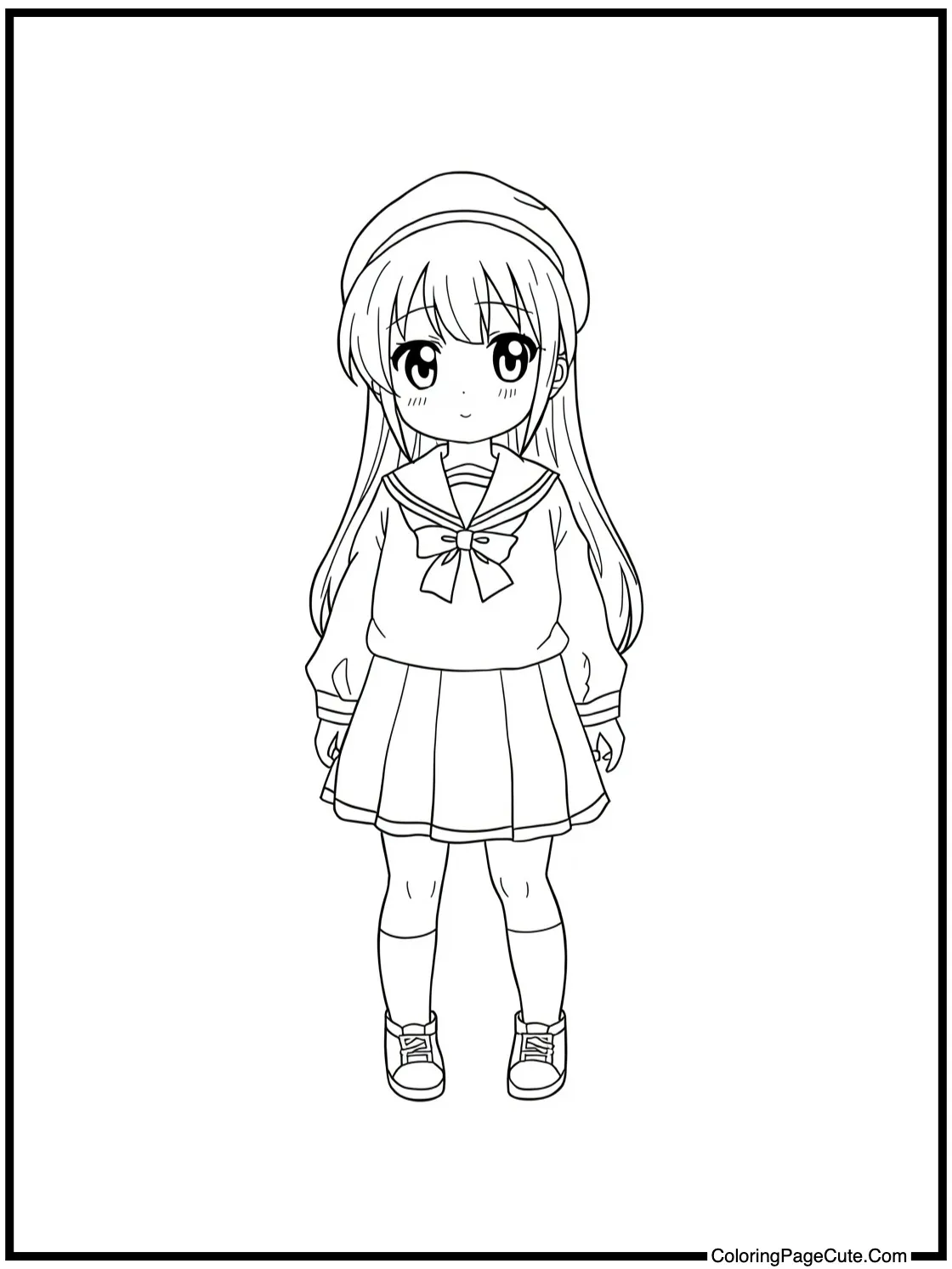 of a Girl in a Sailor Uniform