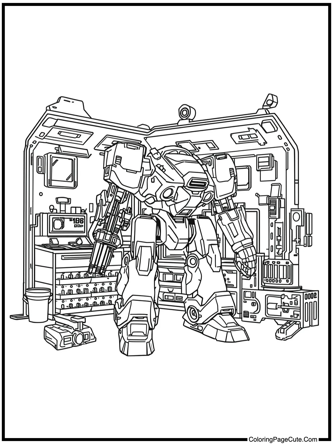 of a Mech Bay (Repair Station)