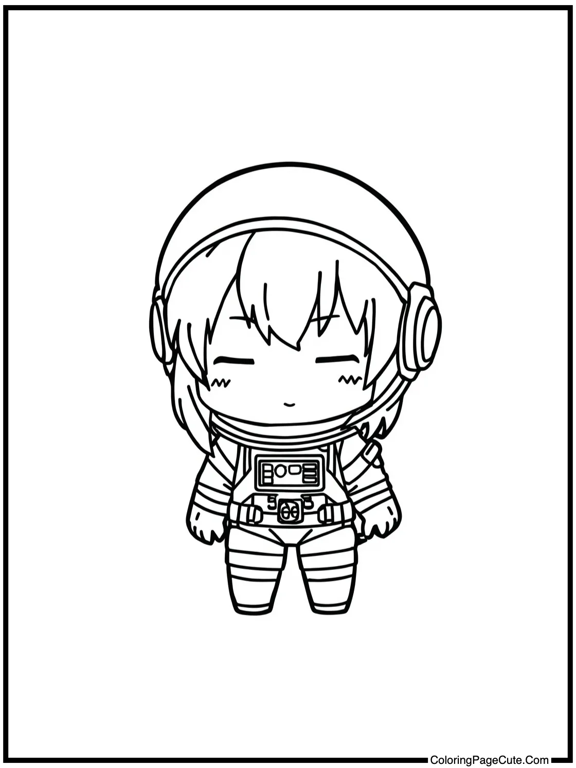 of a Chibi in a Spacesuit