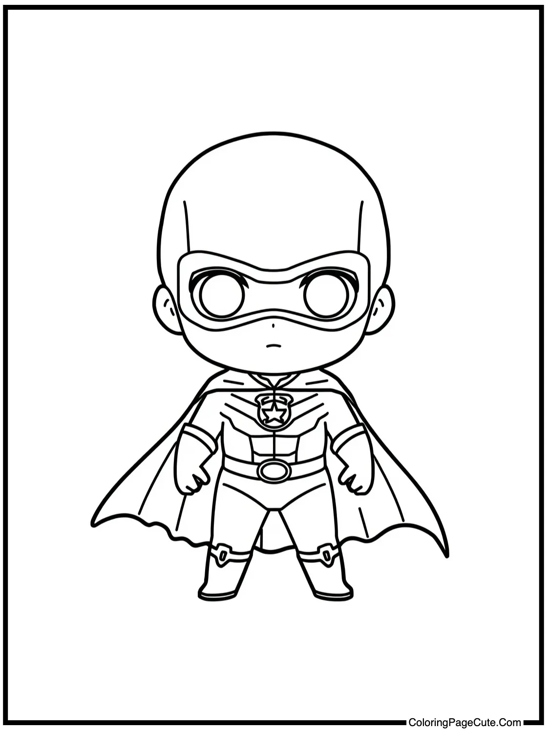 of a Chibi Superhero