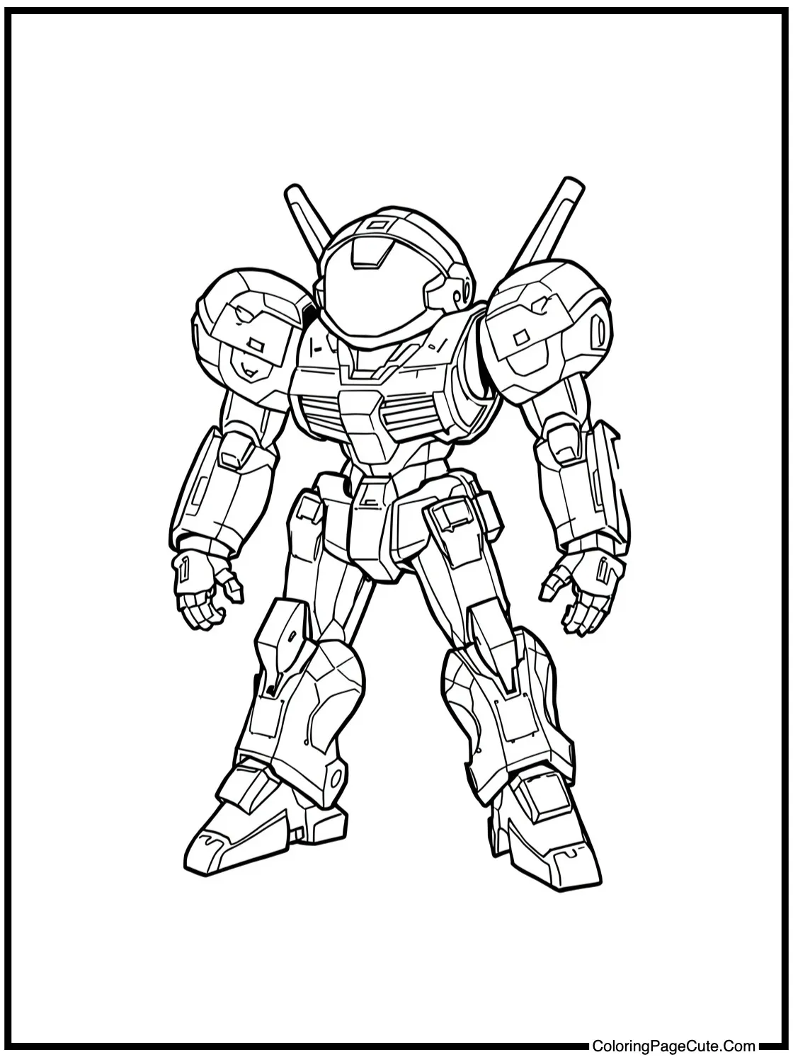 of a Futuristic Mecha Pilot