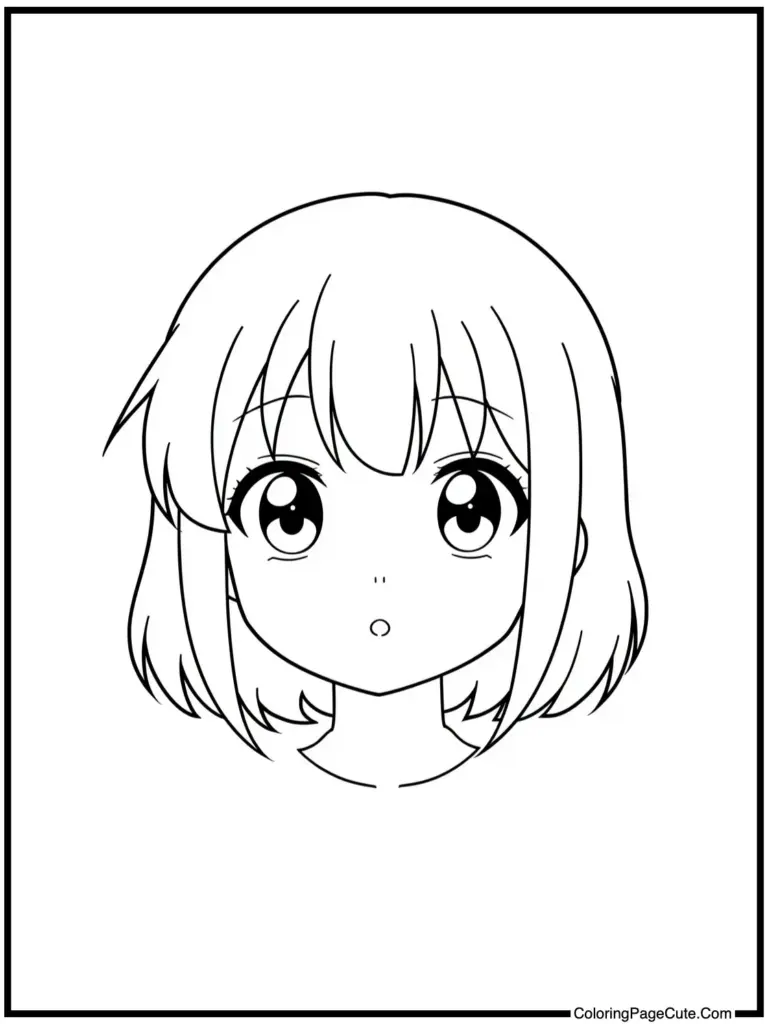 Anime Coloring Pages