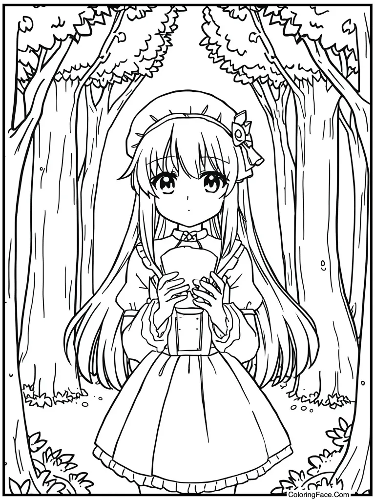 Holding sweet strawberry crepe