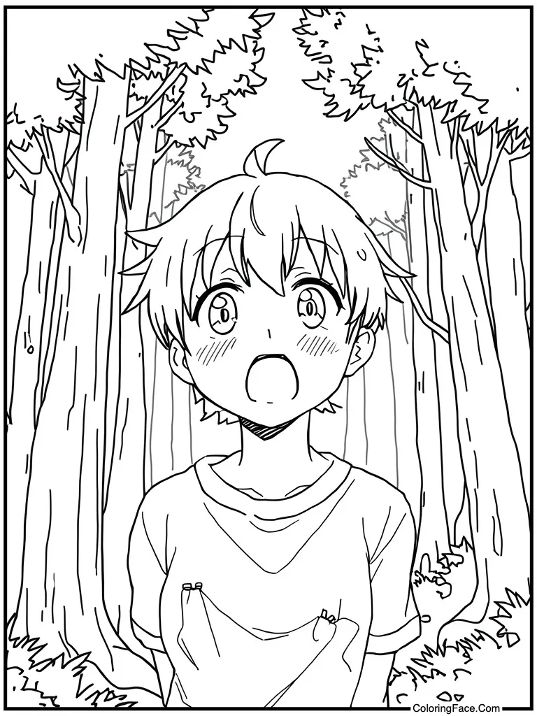 Surprised mouth wide open