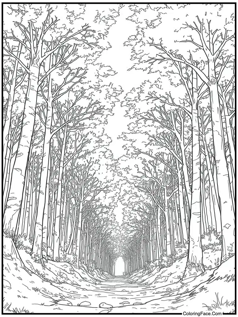 Future city neon lights