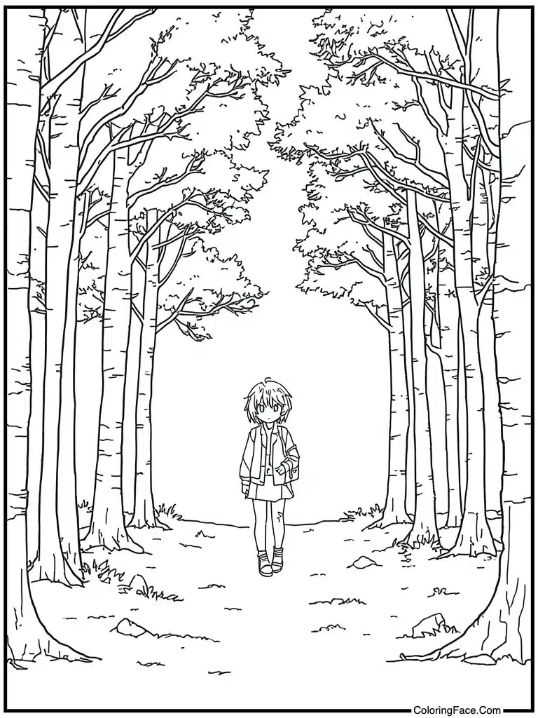 Cleaning the classroom floor