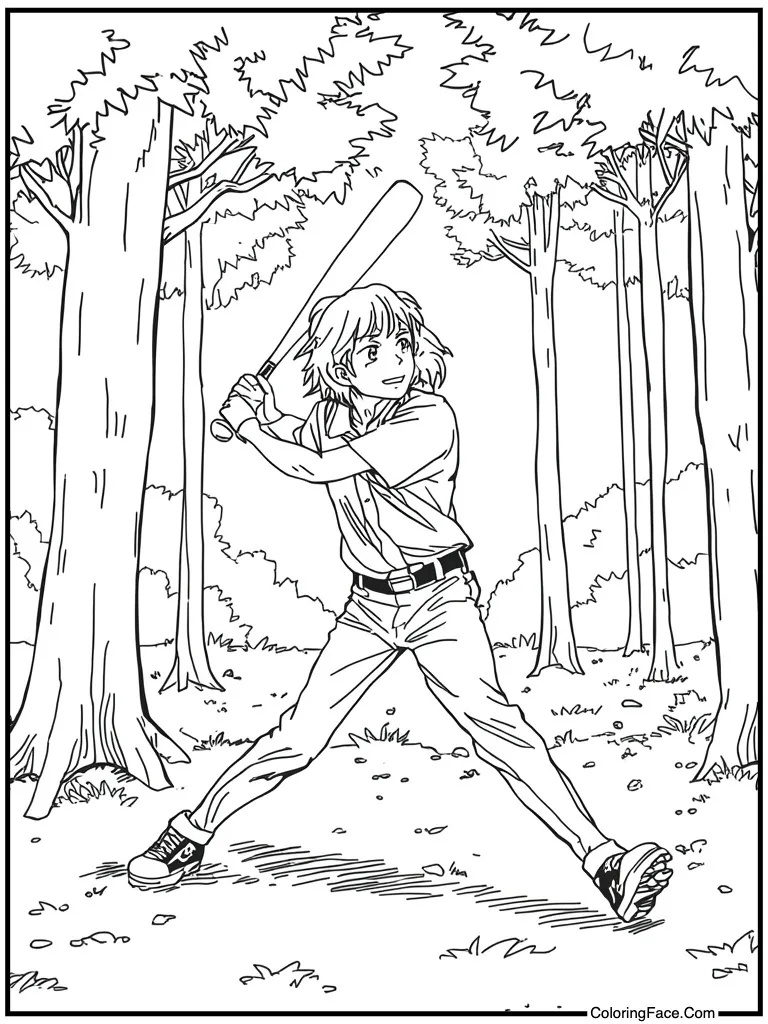 Swinging baseball bat fast